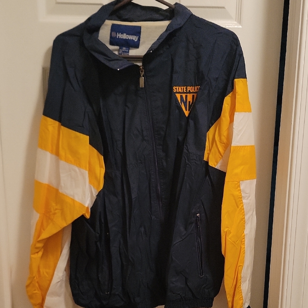 Holloway State Police Jacket - Navy and Yellow